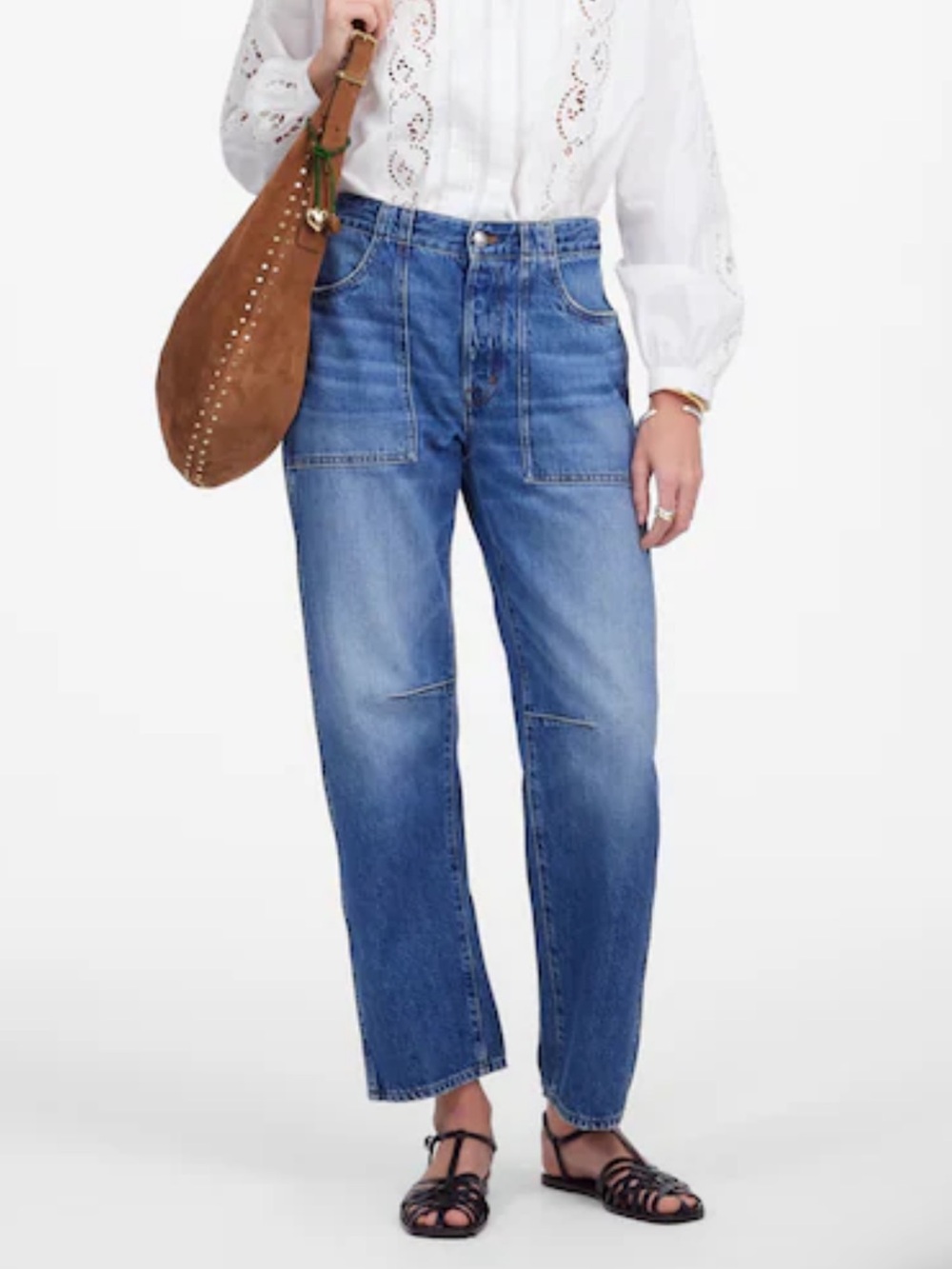 Madewell The Darted Barrel Jeans